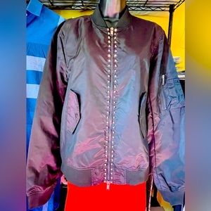 GARAVANI VALENTINO ROCKSTUD BOMBER JACKET
